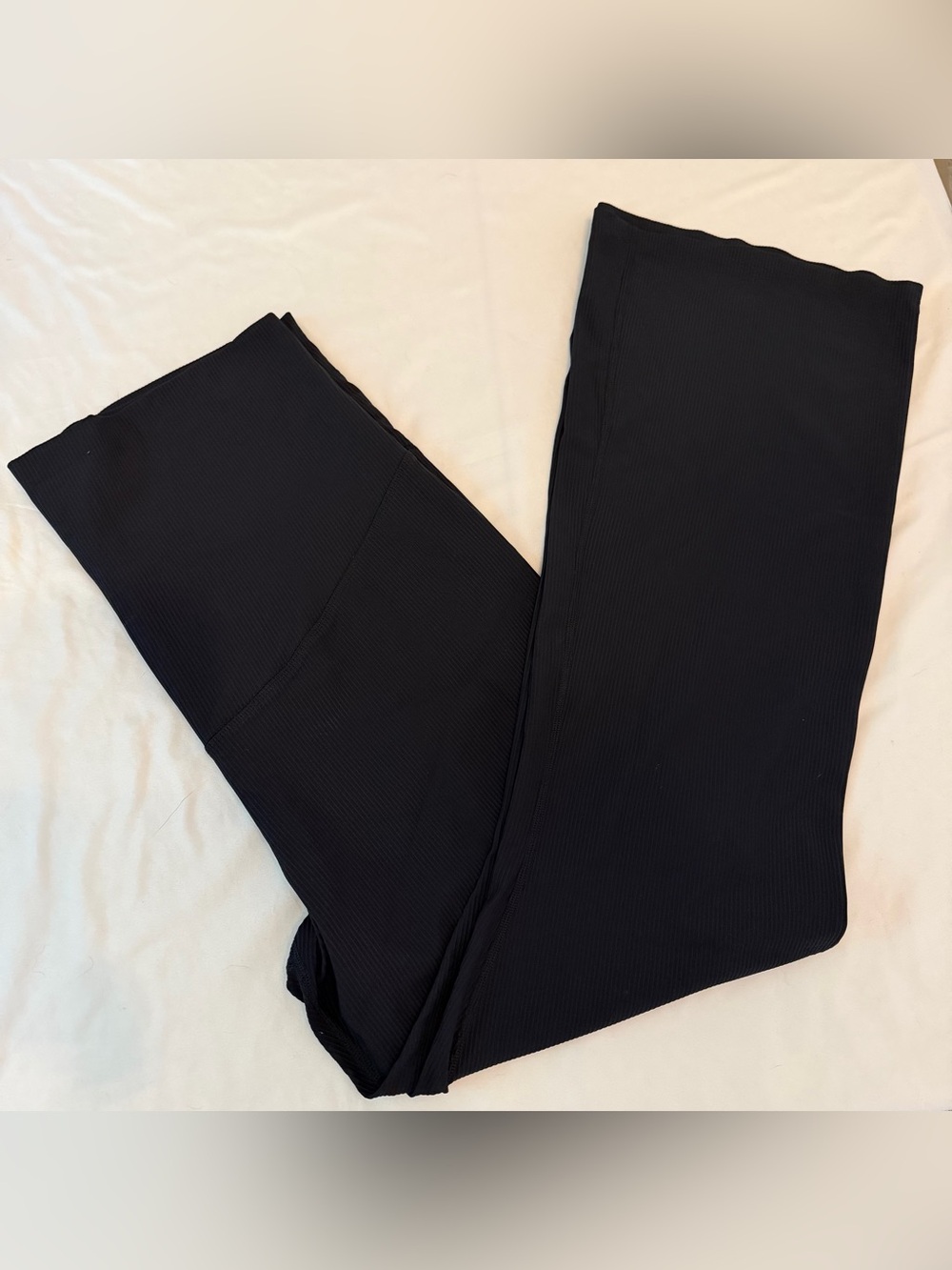Old Navy PowerSoft Flare Yoga Pants Women’s‎ XL Black Fold Over Waist 31” Active